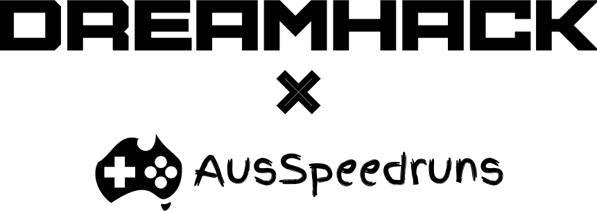 AusSpeedruns Dreamhack 2024 Logo