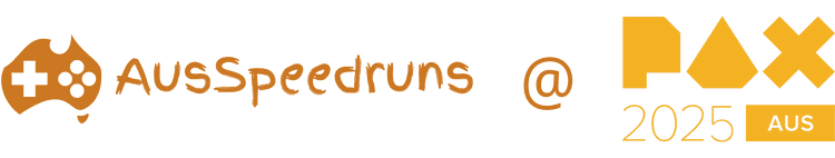 AusSpeedruns At PAX 2025 AusSpeedruns At PAX 2025 logo