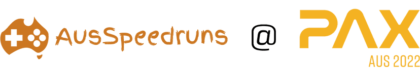 AusSpeedruns At PAX 2022 AusSpeedruns At PAX 2022 logo
